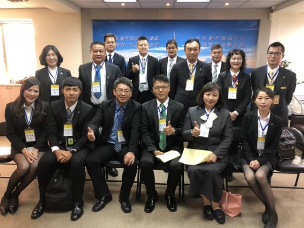 107年8月14日下午陳副理事長宏輝於台北中華民國仲介全聯會會館代表新竹市不動產仲介公會參加