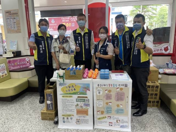 本會8/14~8/20房仲日捐血活動共計捐血956袋